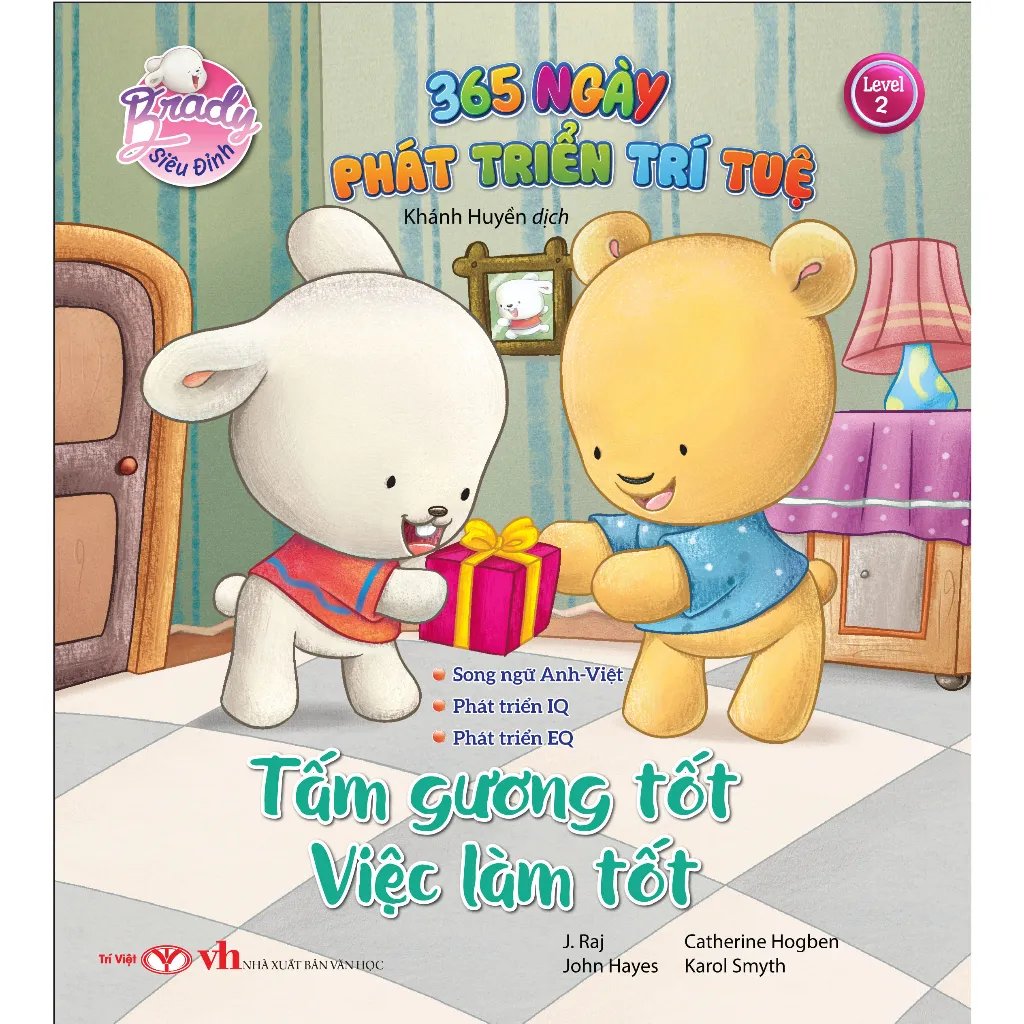 Ảnh Sách - Brady Siêu Đỉnh - 365 Ngày Phát Triển Trí Tuệ - Song Ngữ - Level 2 3