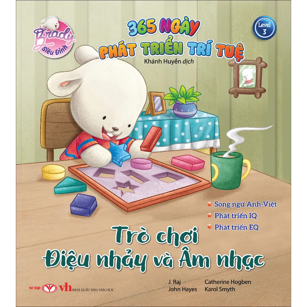 Ảnh Sách - Brady Siêu Đỉnh - 365 Ngày Phát Triển Trí Tuệ - Song Ngữ - Level 3 4