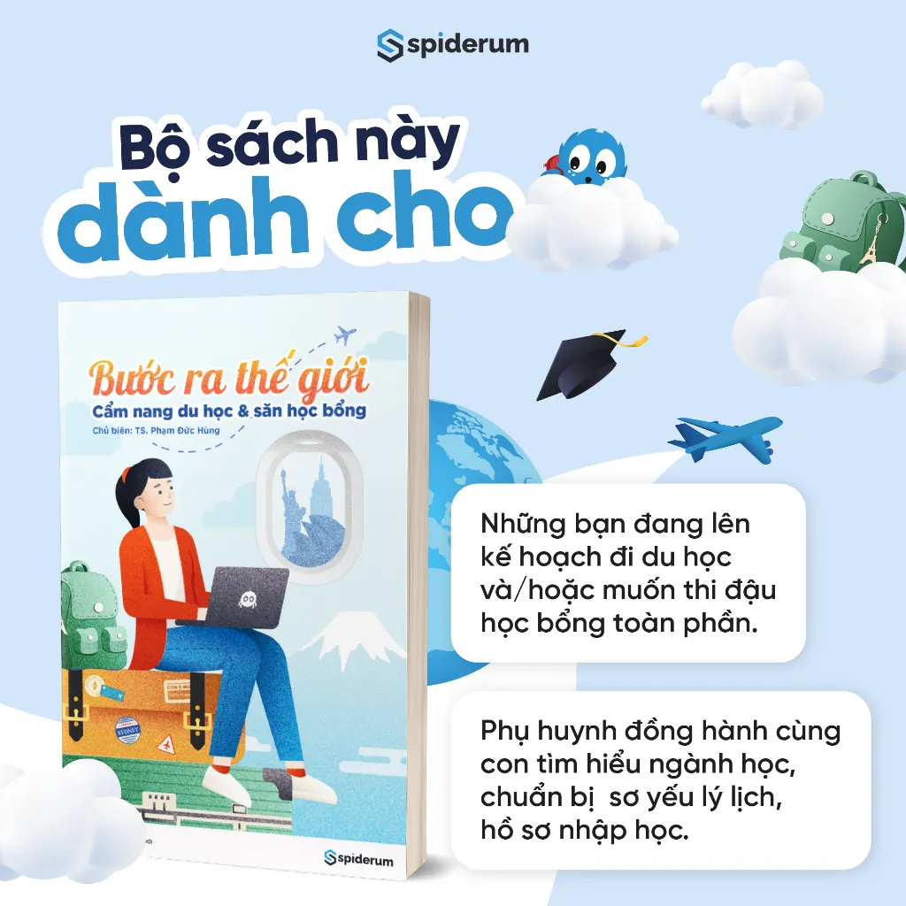 Ảnh Sách Bước Ra Thế Giới: Cẩm Nang Du Học Và Săn Học Bổng - Tác giả Tiến sĩ Phạm Đức Hùng (TB 435k) 2