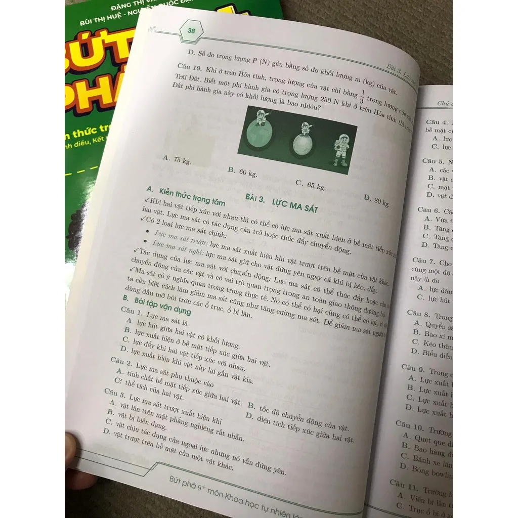 Ảnh Sách Bứt phá 9+ lớp 6 môn Khoa Học Tự Nhiên (Theo chương trình SGK mới). Bí kíp giúp con đạt toàn điểm 9,10 trên lớp 4