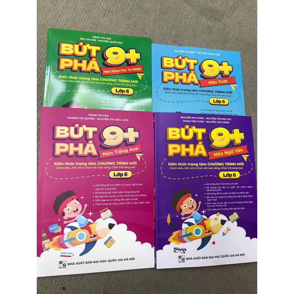 Ảnh Sách Bứt Phá 9+ Lớp 6 môn Toán, Văn, Anh, Khoa học tự nhiên (Theo chương trình SGK mới) 4