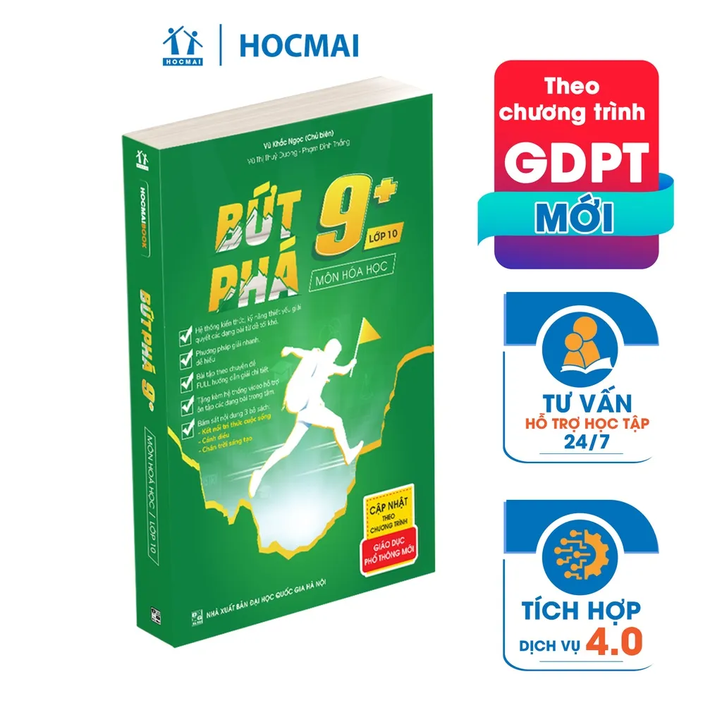Ảnh Sách - Bứt phá 9+ môn Hóa học lớp 10 - HOCMAI 2