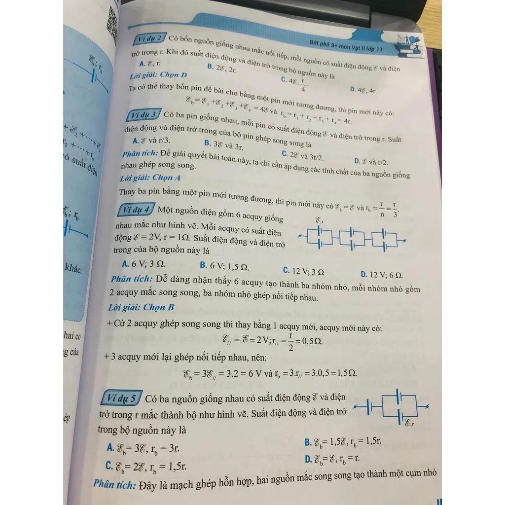Ảnh Sách - Bứt phá 9+ môn Vật lí lớp 11 (Theo chương trình GDPT cũ) 2