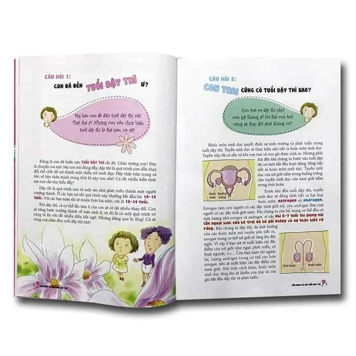 Ảnh Sách - Cẩm nang bé gái tuổi dậy thì 2 tập (Kim Đồng) 2