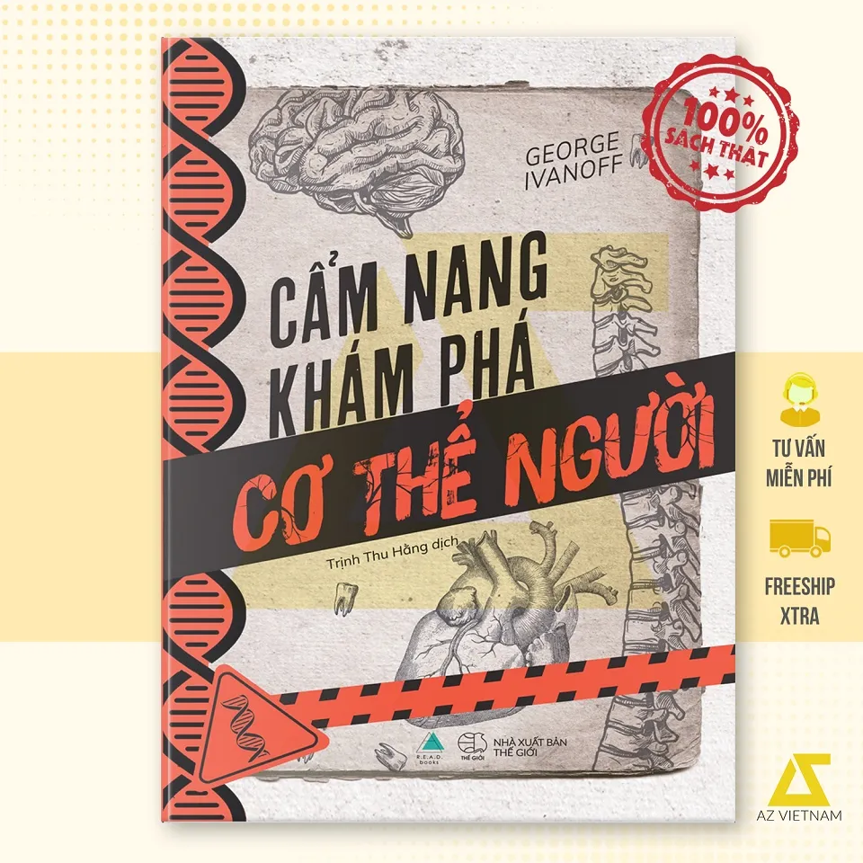 Ảnh Sách - Cẩm Nang Khám Phá Cơ Thể Người (Tặng kèm bookmark)  - AZB 1