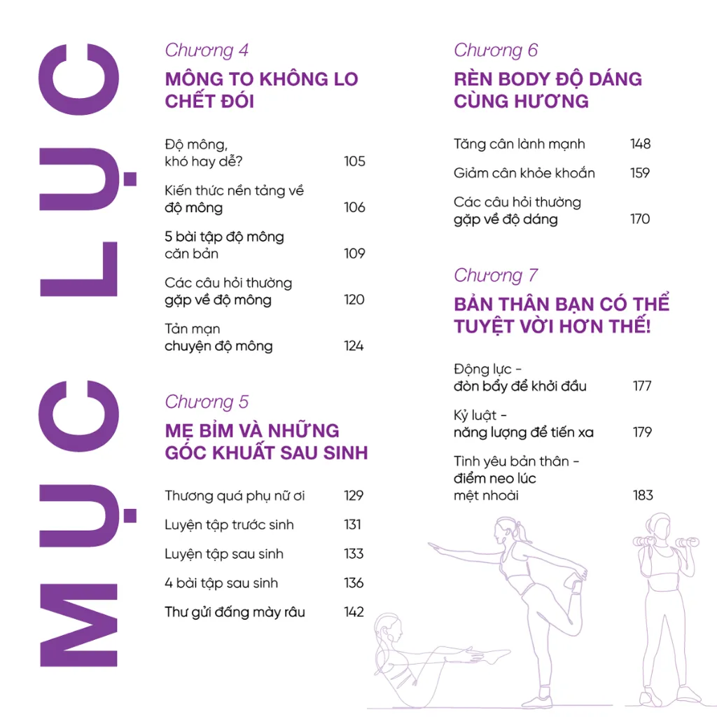 Ảnh Sách - Cẩm Nang Độ Dáng Tại Nhà - 30 Phút Mỗi Ngày Biến Điểm Yếu Thành Điểm Yêu 4