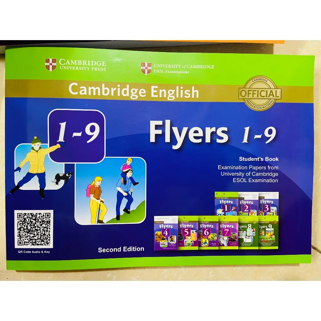 Ảnh Sách- Cambridge Starters, Movers, Flyers - in gộp 1-9 -Sách in màu 3