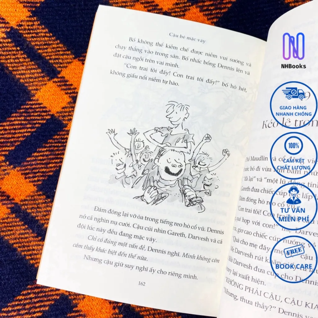 Ảnh Sách - Cậu bé mặc váy (David Walliams) - NHBOOK - Nhã Nam 3