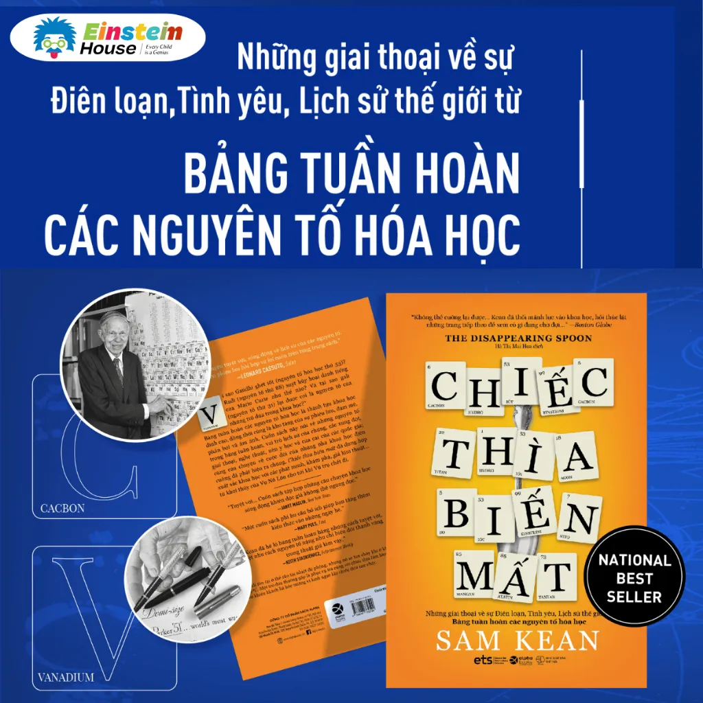 Ảnh Sách - CHIẾC THÌA BIẾN MẤT (The Disappearing Spoon - Sam Kean 1
