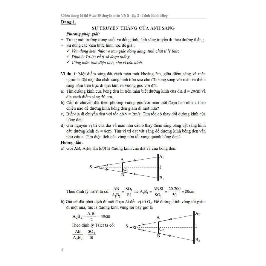 Ảnh Sách - Chiến thắng kì thi 9 vào 10 chuyên Vật lí tập 2 3