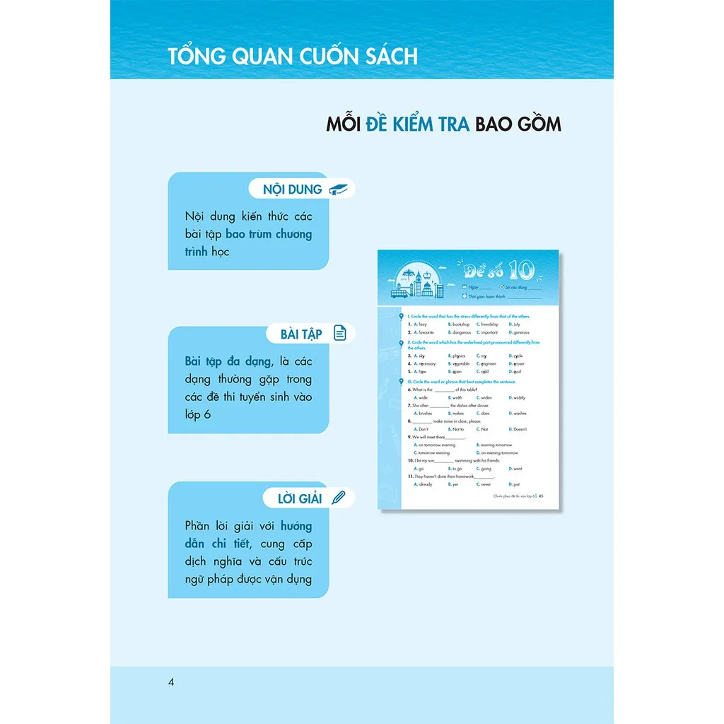 Ảnh Sách Chinh phục đề thi vào lớp 6 trường THCS Chất lượng cao môn tiếng Anh 1