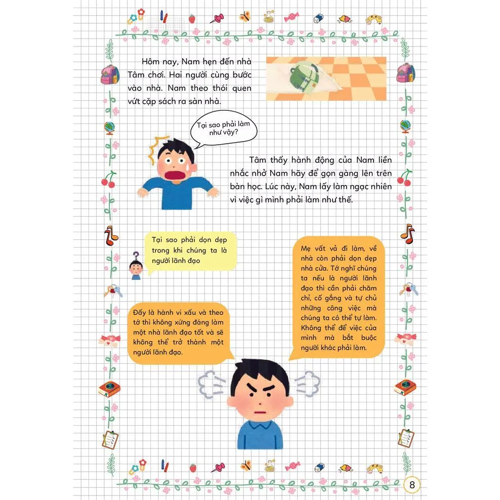 Ảnh Sách cho bé - Bộ 2 cuốn Lãnh Đạo Nhí Tài Năng và Thực Hành 30 Ngày Trở Thành Nhà Lãnh Đạo - Lollibooks 3