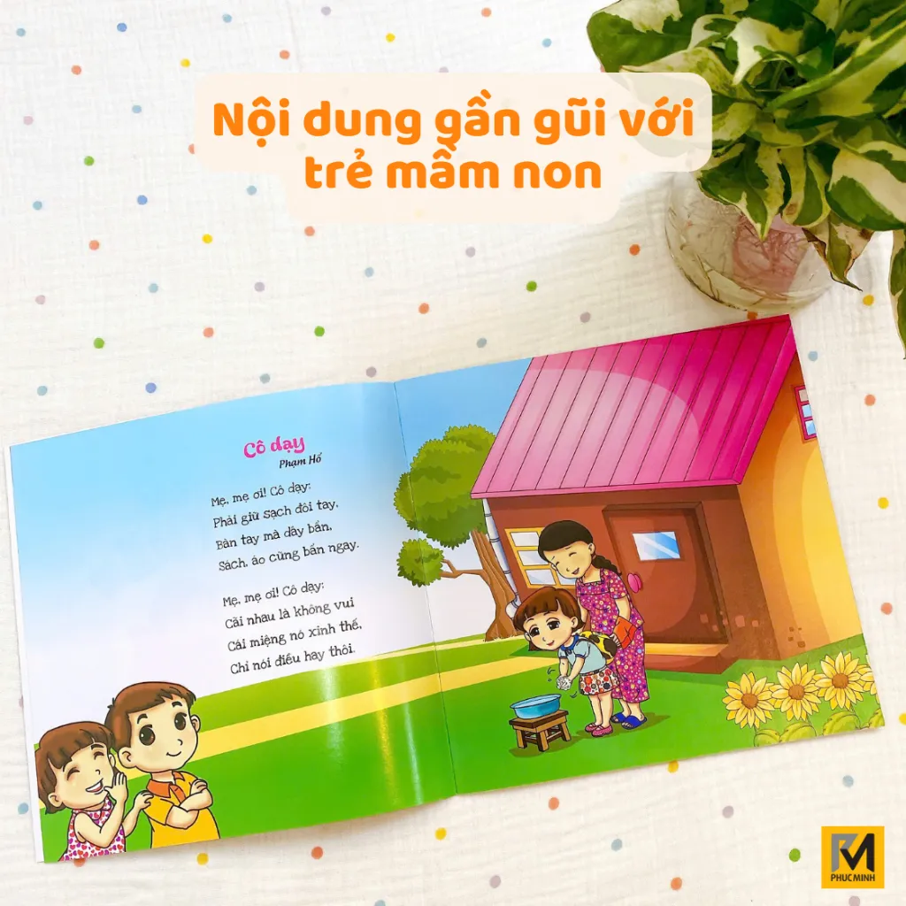 Ảnh Sách Cho Bé Mầm Non - Bộ 8 Chủ Đề Bài Thơ - Bài Hát - Câu Đố Dành Cho Bé Từ 2 Tuổi 1