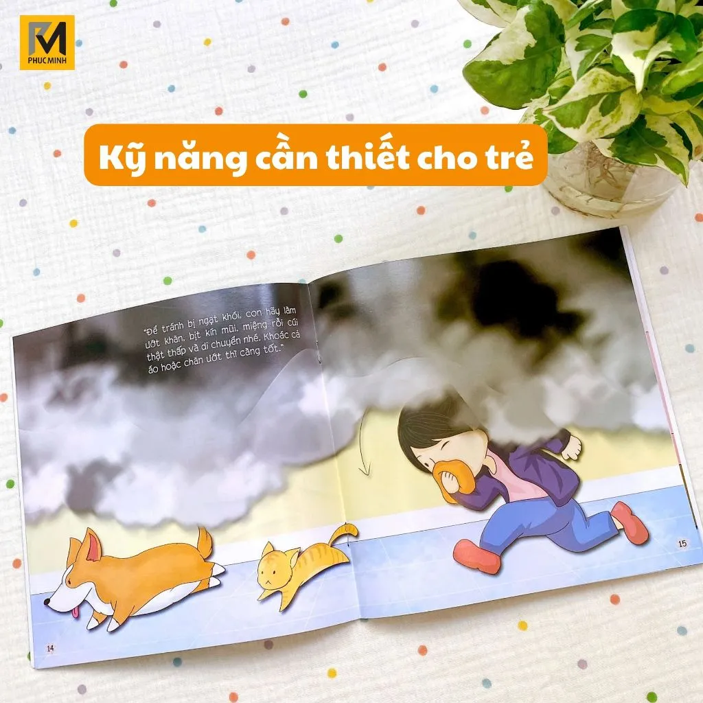 Ảnh Sách Cho Bé Song Ngữ - Bộ 5 Cuốn Kĩ Năng Tự Bảo Vệ Mình Khỏi Nguy Hiểm - Cho Bé 2-12 Tuổi 1