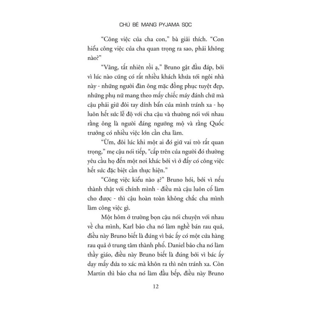 Ảnh Sách - Chú bé mang pyjama sọc (John Boyne) (Nhã Nam) 4