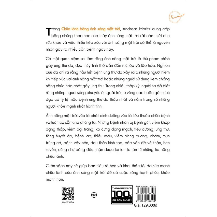 Ảnh Sách - Chữa Lành Bằng Ánh Sáng Mặt Trời 1