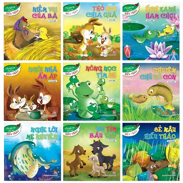 Ảnh Sách - Chuyện Kể Cho Bé Hiếu Thảo - Trọn Bộ 10 Cuốn 1