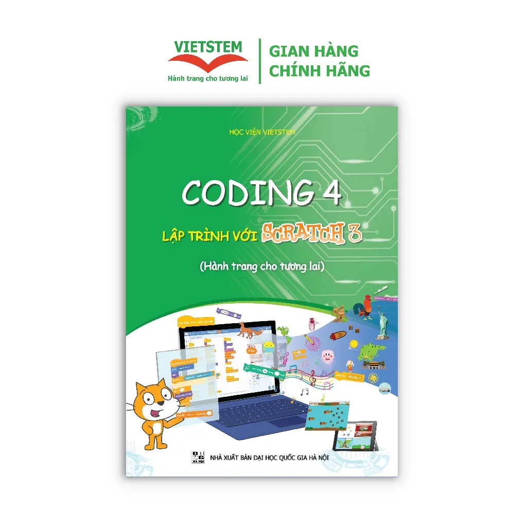 Ảnh Sách Coding 4 lập trình với Scratch 3 (Dành cho học sinh lớp 4) 1