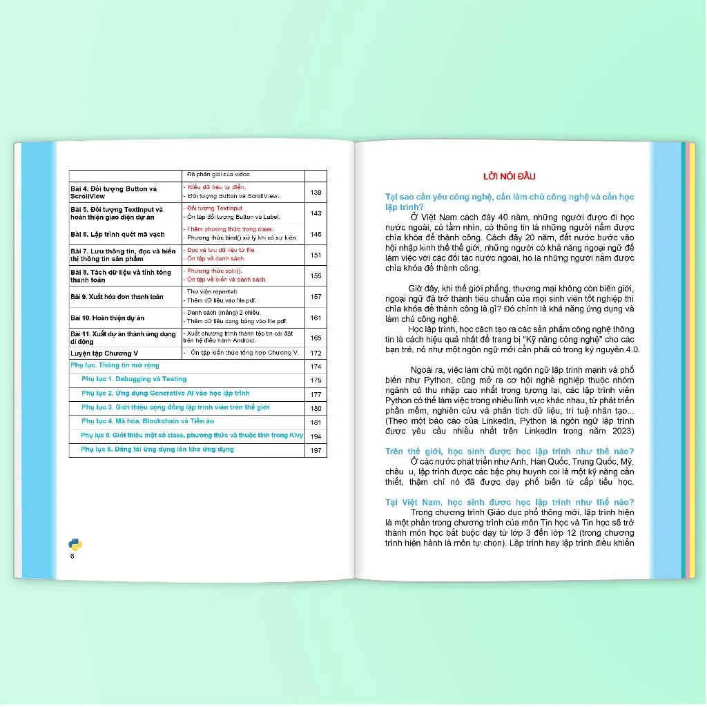 Ảnh Sách Coding 9 Lập trình với Python Dành cho học sinh lớp 9) 3