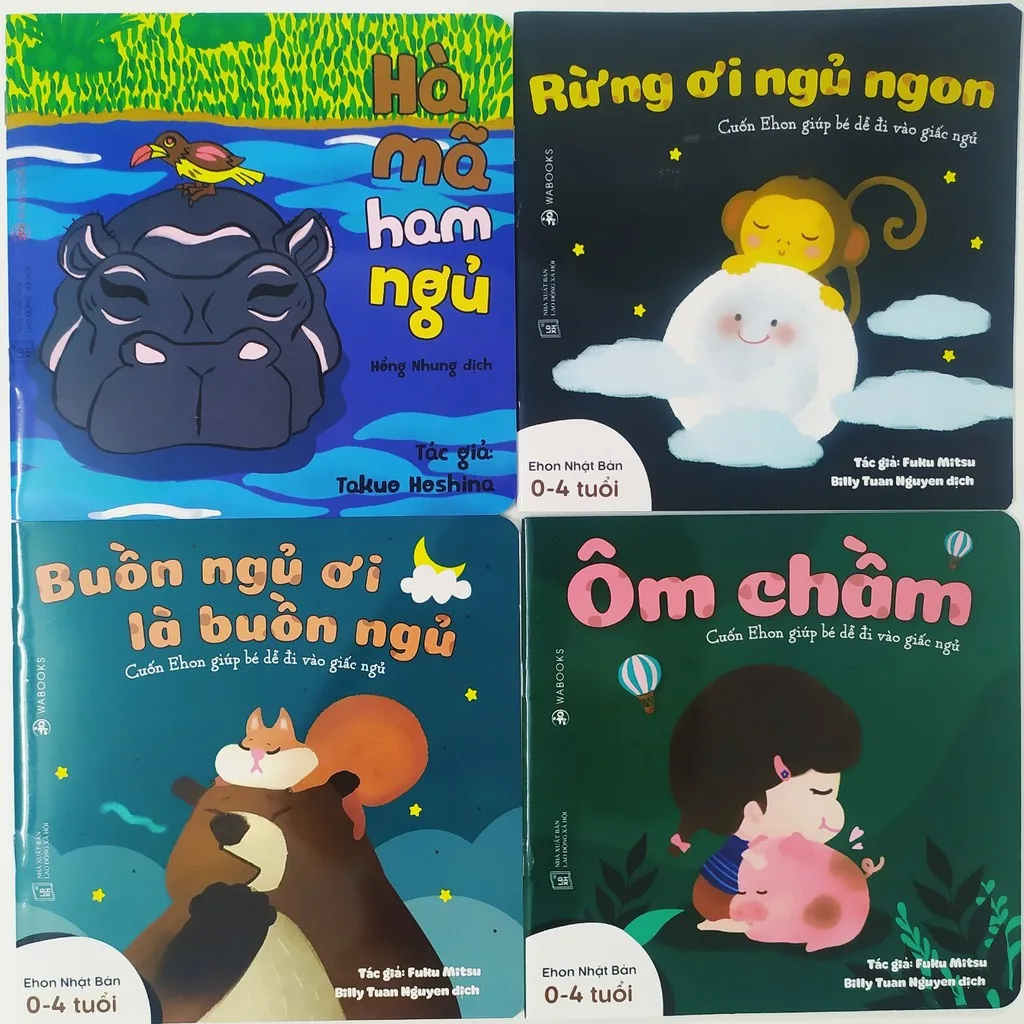 Ảnh Sách - Combo 11 cuốn Ehon cho bé từ 0 - 6 tuổi - Ai giấu cái gì - Buồn ngủ ơi là buốn ngủ - Bạn là ai vậy? 1