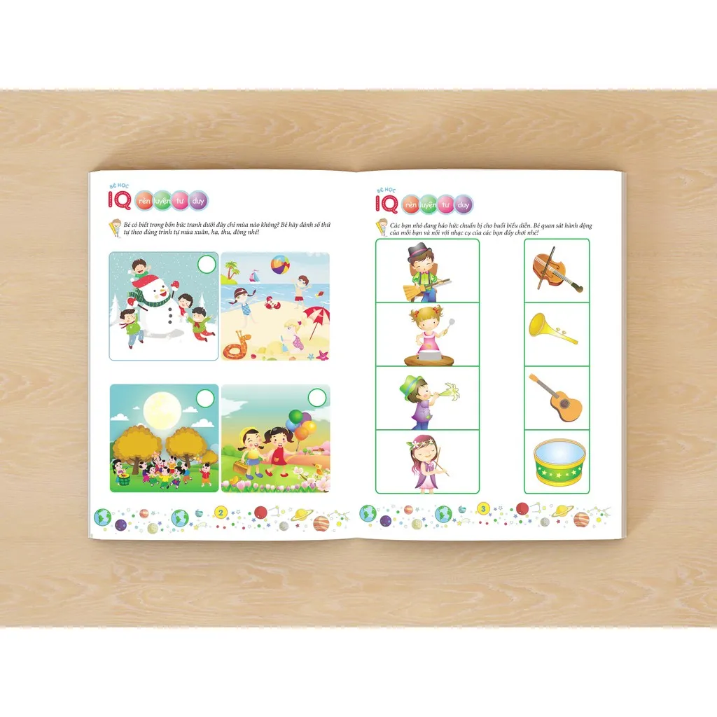 Ảnh Sách - Combo 2 Cuốn Bé Học IQ Nhanh Tay Nhanh Mắt Và Rèn Luyện Tư Duy 4