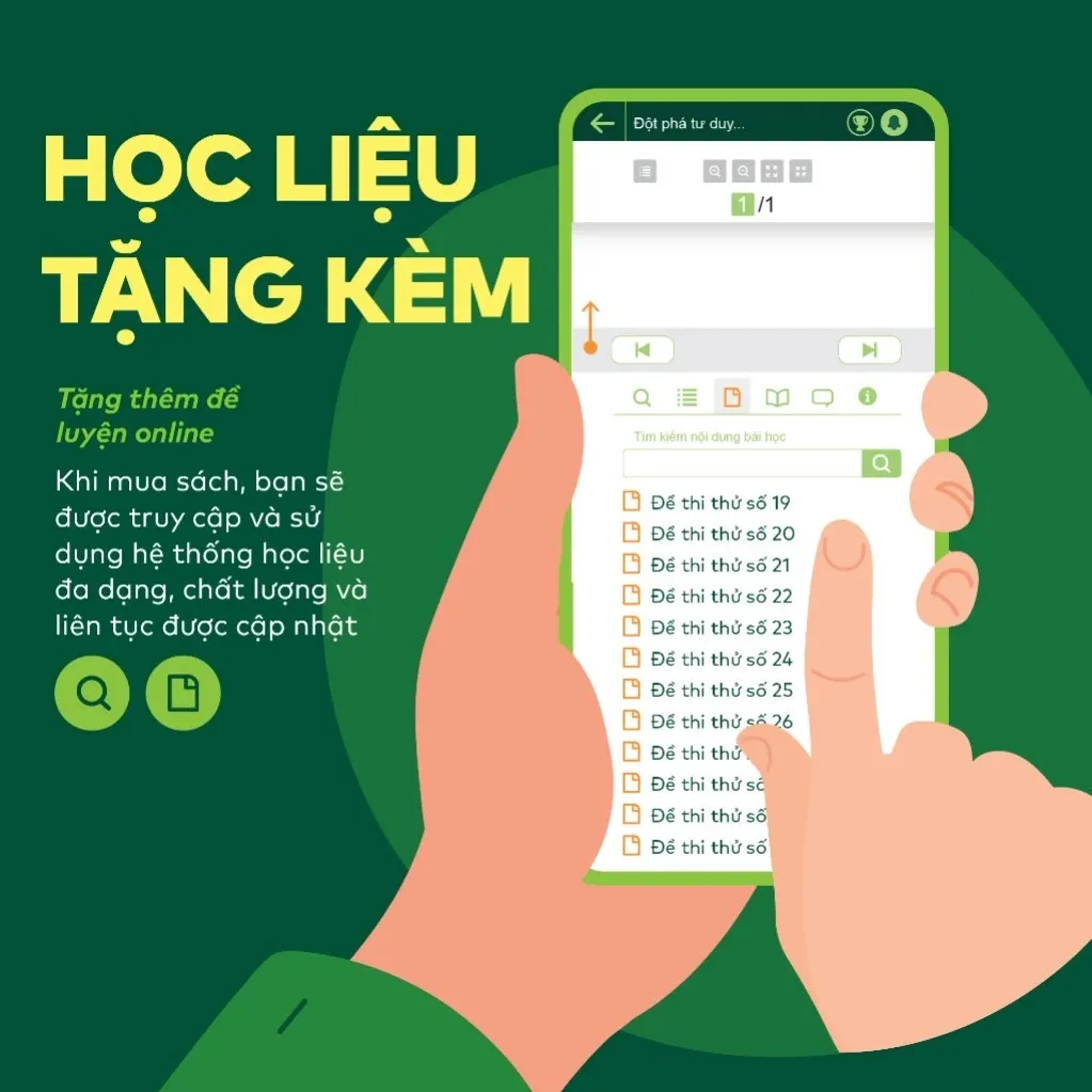 Ảnh Sách - Combo 2 cuốn sách Đột phá tư duy kì thi tốt nghiệp THPT môn Sử, Địa 1