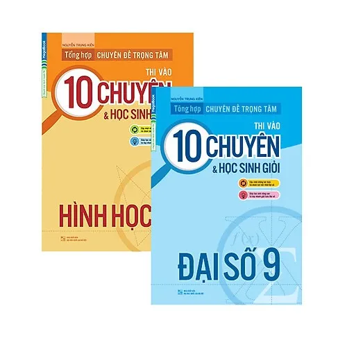 Ảnh Sách - Combo 2 cuốn Tổng Hợp Chuyên Đề Trọng Tâm Thi vào 10 Chuyên và Học Sinh Giỏi 9 lẻ tùy chọn - Bookmall 2