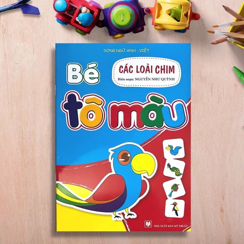Ảnh Sách - Combo 20 cuốn Bé Tô Màu (Bộ 20 Cuốn Dành Cho Trẻ 3-6 Tuổi Song Ngữ Việt Anh)(lẻ tuỳ chọn) 3