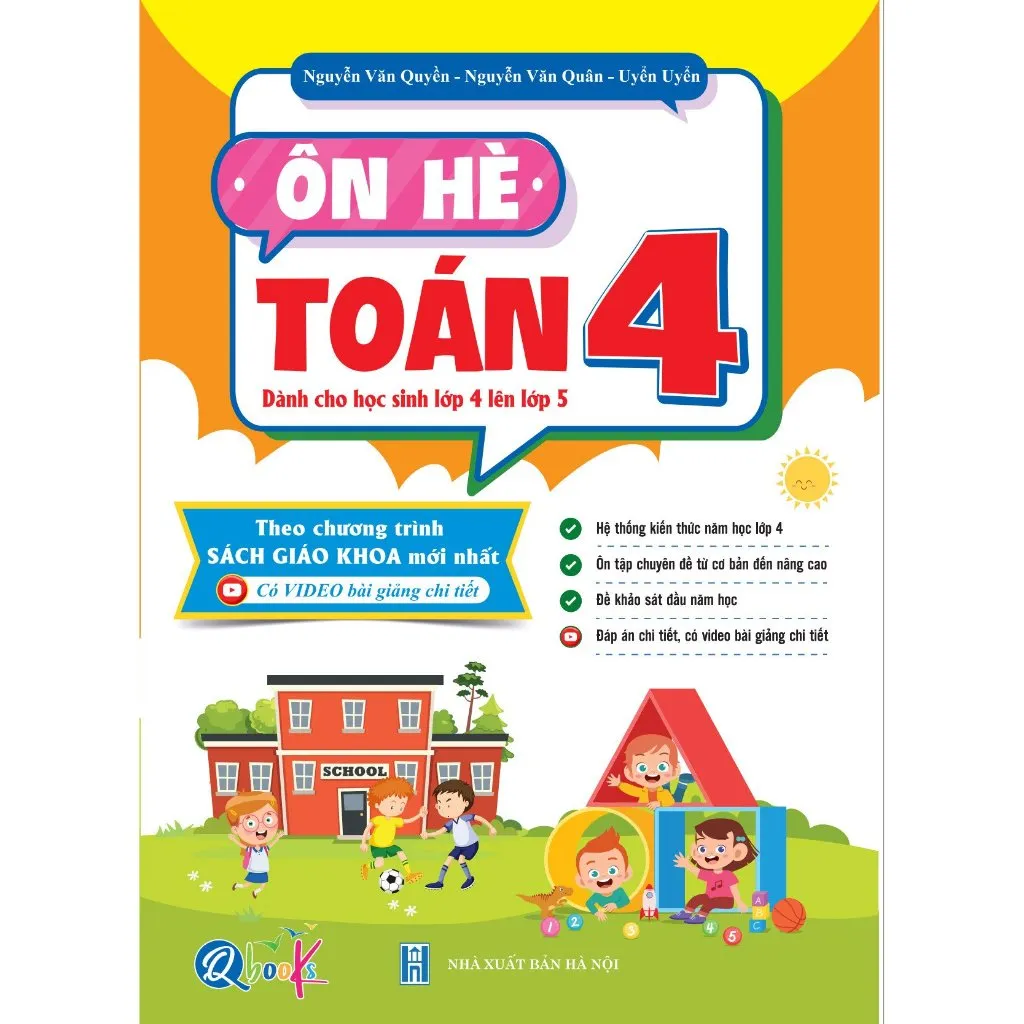 Ảnh Sách - Combo 3 cuốn Ôn Hè Toán, Tiếng Việt, Tiếng Anh 4 - Chương Trình Mới - Dành cho học sinh lớp 4 lên 5 1
