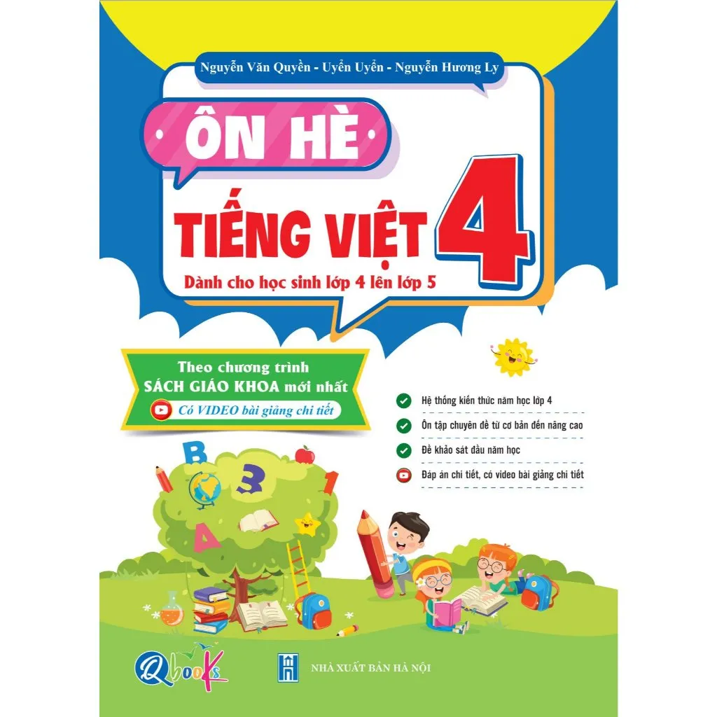 Ảnh Sách - Combo 3 cuốn Ôn Hè Toán, Tiếng Việt, Tiếng Anh 4 - Chương Trình Mới - Dành cho học sinh lớp 4 lên 5 4