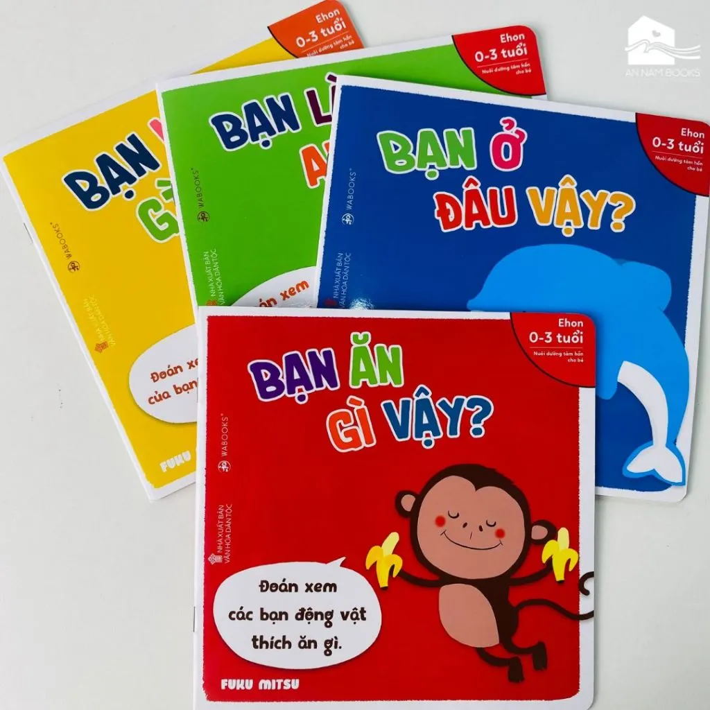 Ảnh Sách combo 4 cuốn - Bạn là ai vậy (dành cho trẻ từ 0-3 tuổi) 2