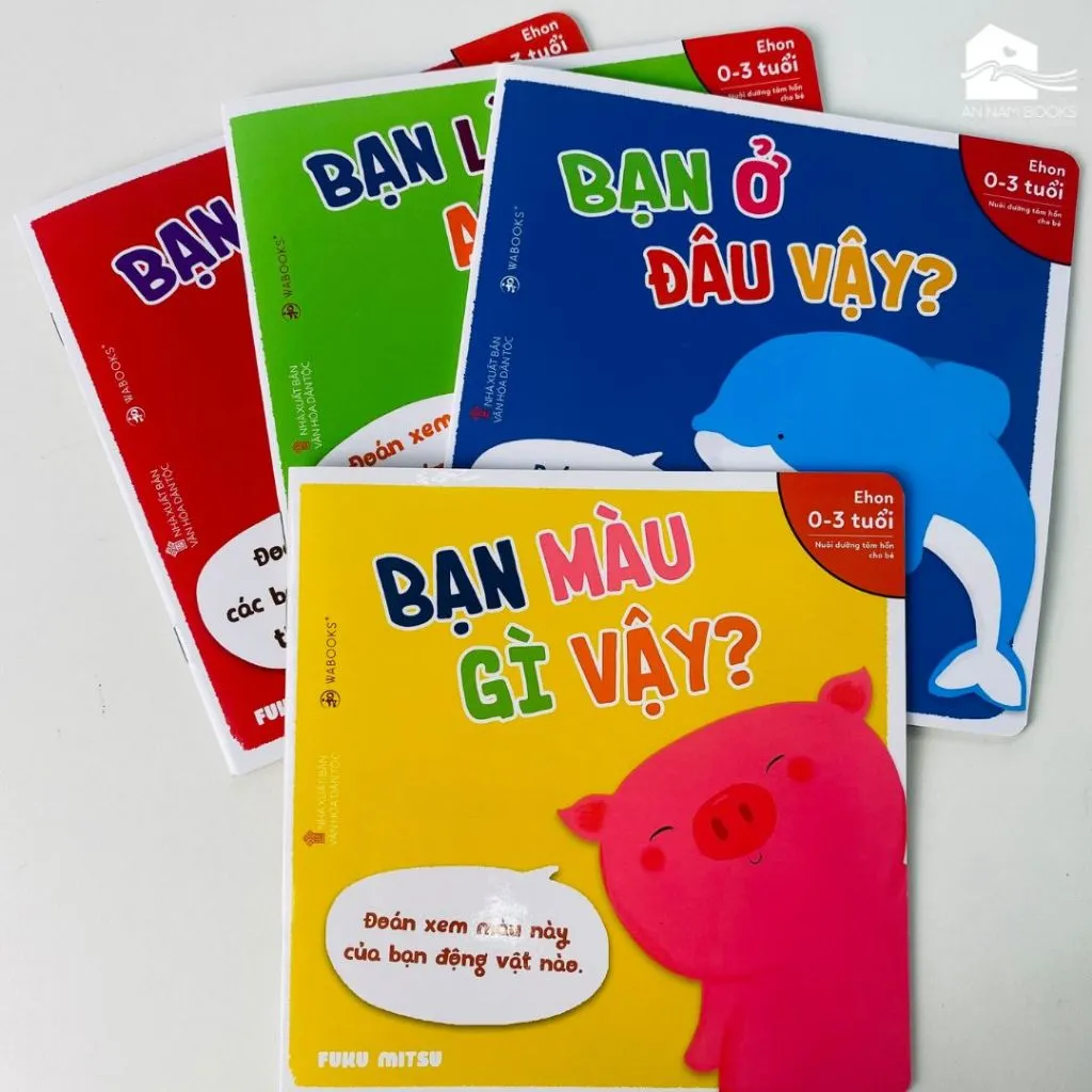 Ảnh Sách combo 4 cuốn - Bạn là ai vậy (dành cho trẻ từ 0-3 tuổi) 4