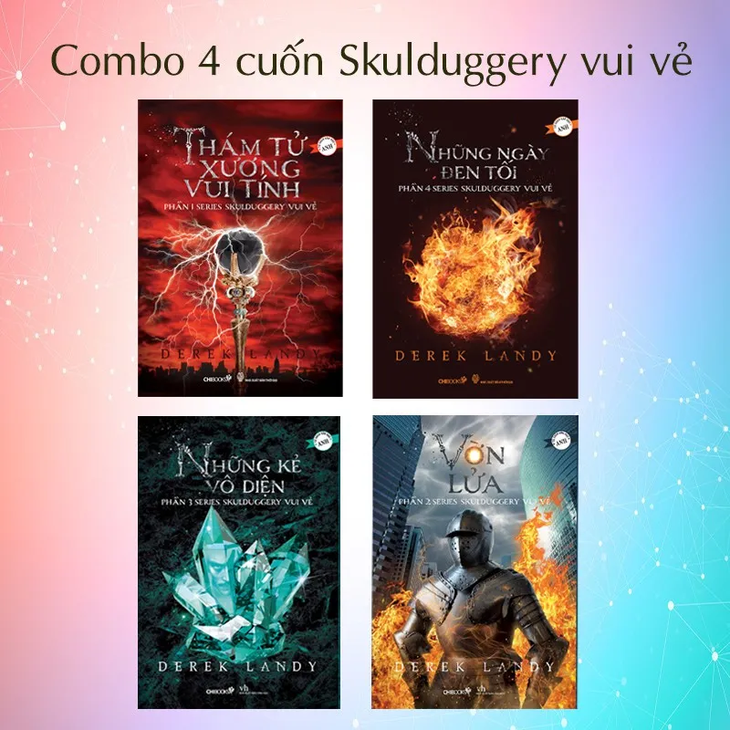 Ảnh Sách: Combo 4 cuốn Skulduggery vui vẻ 1