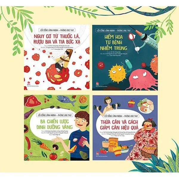 Ảnh Sách - Combo 4 Quyển Lối Sống Lành Mạnh - Phòng Ung Thư 1
