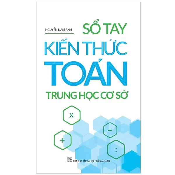 Ảnh Sách - Combo 5 cuốn Sổ Tay Kiến Thức Toán  + Ngữ Văn + Tiếng Anh + Vật Lý + Hóa Học Trung Học Cơ Sở - lẻ tùy chọn 1