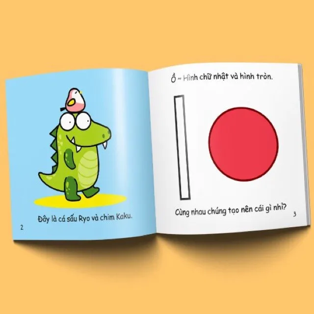 Ảnh Sách - Combo 6 quyển Ehon Nhật Bản Hình Khối và Âm Thanh 2