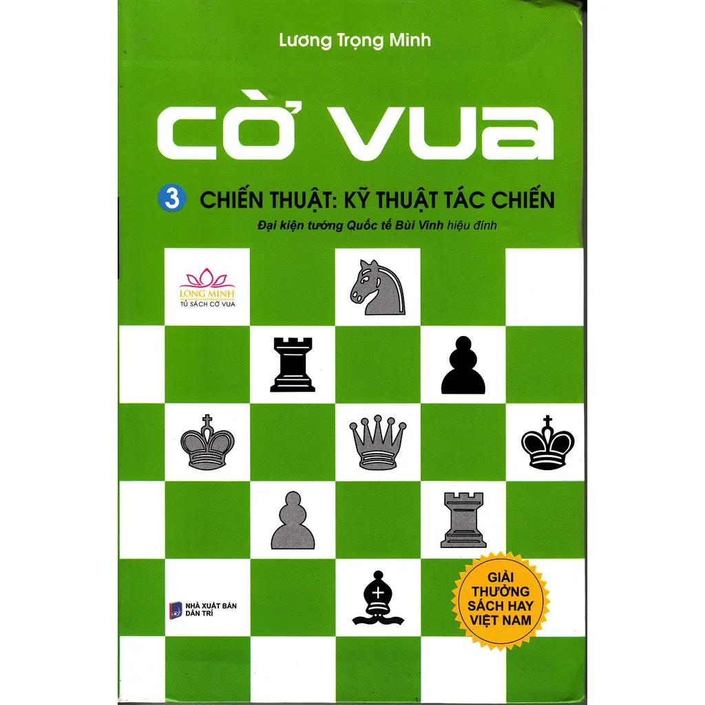 Ảnh Sách - Combo bộ Cờ vua Những bài học đầu tiên (Tập 1), Ván cờ hoàn hảo (Tập 2), Chiến thuật: Kỹ thuật tác chiến (tập 3) 4