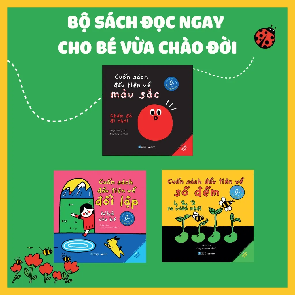 Ảnh Sách - Combo boardbook bồi cứng thiết kế riêng cho trẻ 0-3 tuổi - Crabit Kidbooks 3
