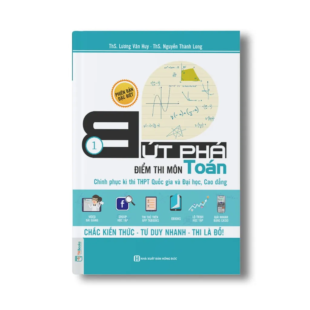 Ảnh Sách Combo Bứt Phá THPTQG Môn Toán Trọn Bộ 3 Quyển 1