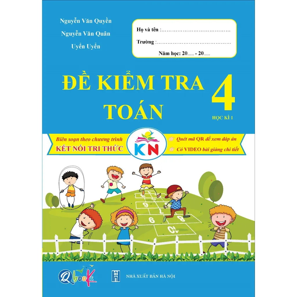 Ảnh Sách - Combo Đề Kiểm Tra Toán, Tiếng Việt 4 - Kết Nối Tri Thức Với Cuộc Sống - Kì 1 (2 cuốn) Sanbooks 1