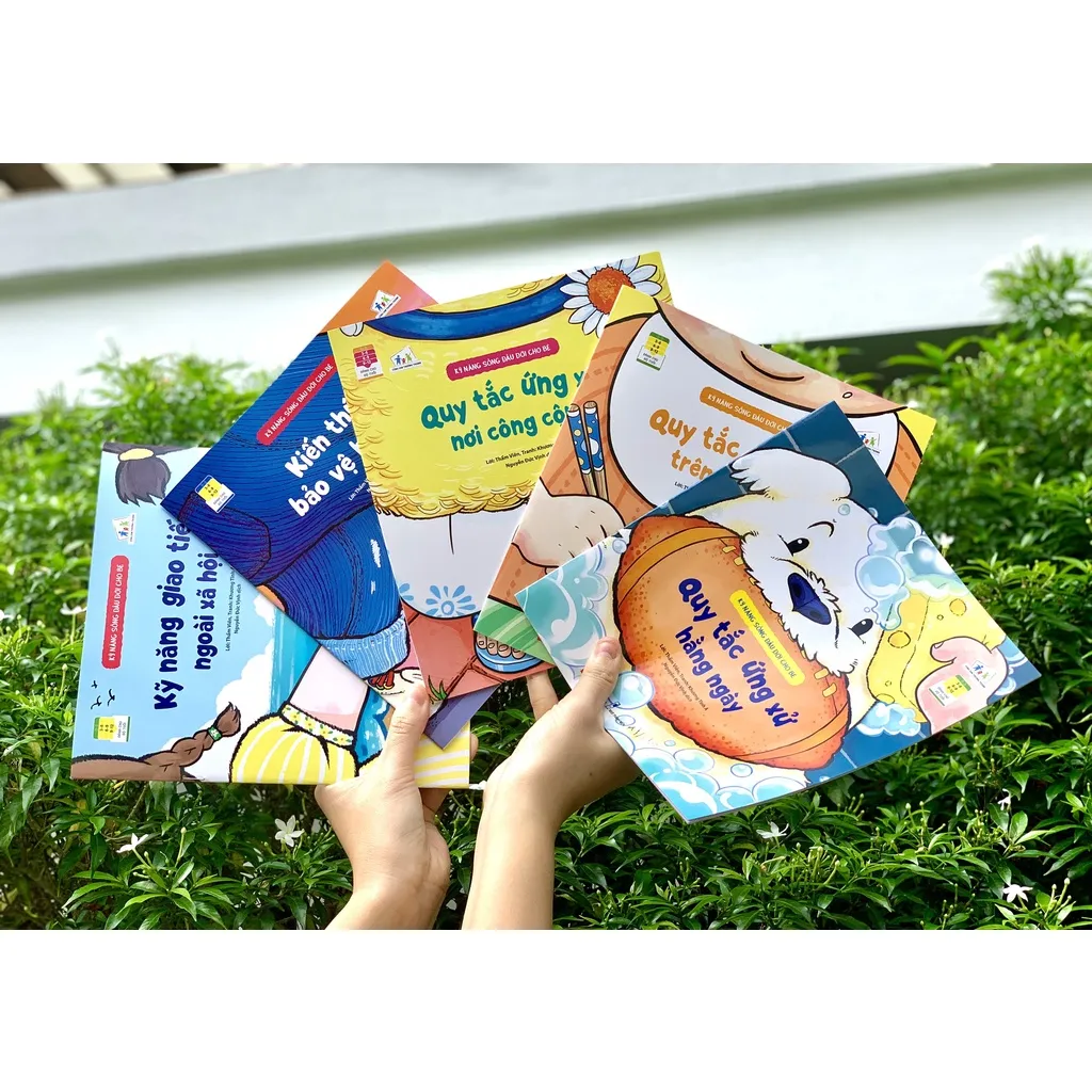 Ảnh Sách – Combo Kỹ năng sống đầu đời cho bé ( trọn bộ 5 cuốn) 1