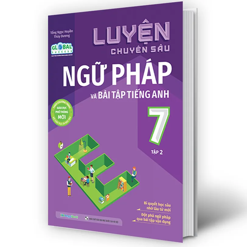 Ảnh Sách Combo Luyện Chuyên Sâu Ngữ Pháp Và Bài Tập Tiếng Anh 7 Tập 2 (Chương Trình Mới) Global lẻ tùy chọn 2