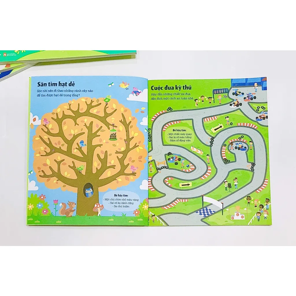 Ảnh Sách - Combo Mê cung phát triển tư duy tập 1,2,3,4, du hành vũ trụ, khám phá thế giới - Vizibook 2