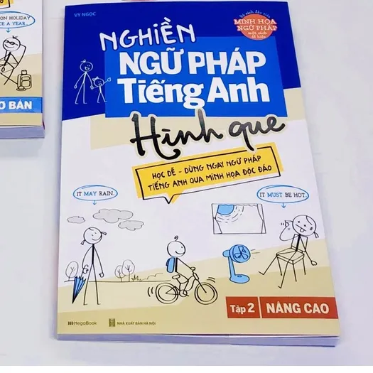 Ảnh Sách - Combo Nghiền ngữ pháp Tiếng Anh hình que Cơ bản và Nâng cao 1