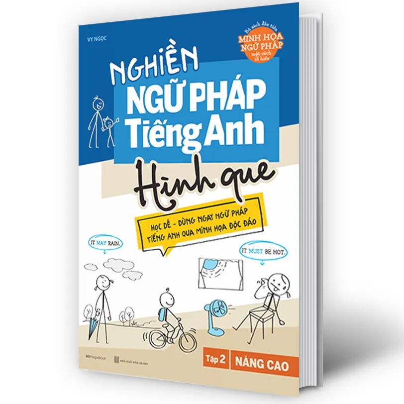 Ảnh Sách - Combo Nghiền ngữ pháp Tiếng Anh hình que Cơ bản và Nâng cao 2