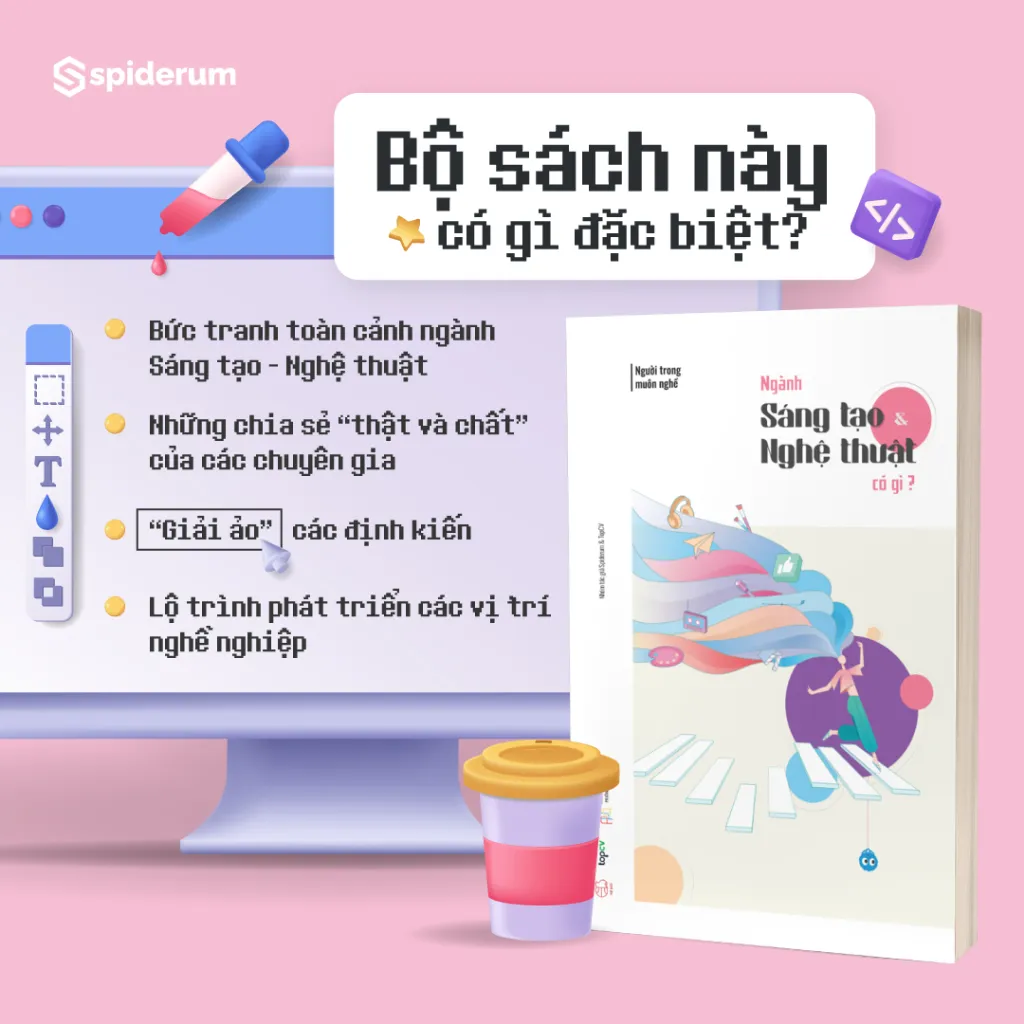 Ảnh Sách - Combo Người Trong Muôn Nghề: Định hướng nghề nghiệp toàn diện và Ngành Sáng tạo và Nghệ thuật có gì? 3