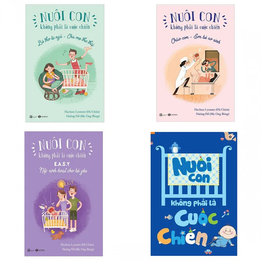 Ảnh Sách - Combo nuôi con không phải cuộc chiến bộ 4 cuốn ( lẻ tùy chọn ) 1