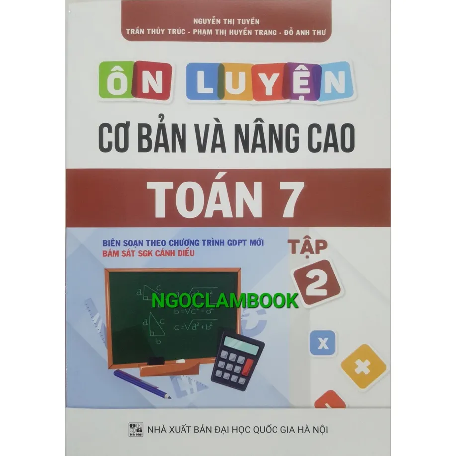 Ảnh Sách - Combo Ôn luyện cơ bản và nâng cao Toán 7 (Hai tập) - Bộ sách Cánh Diều 2