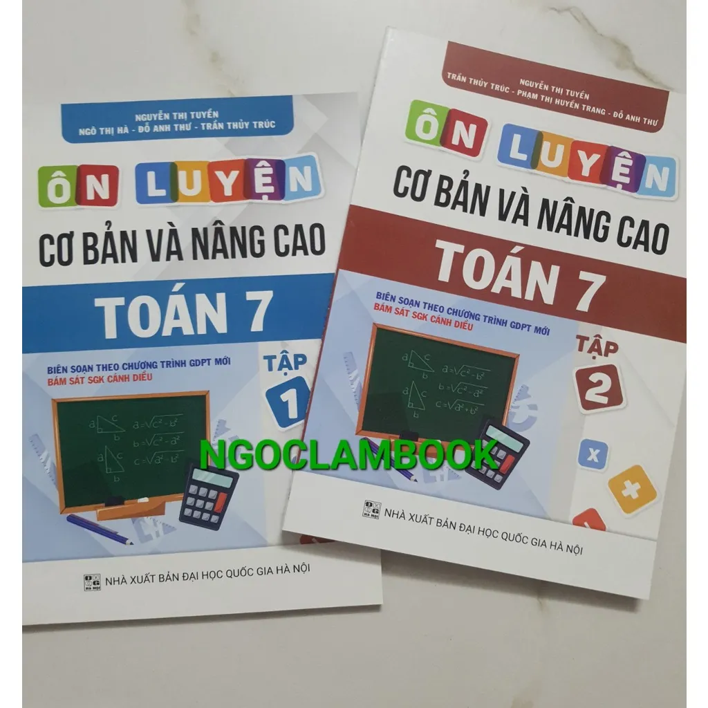 Ảnh Sách - Combo Ôn luyện cơ bản và nâng cao Toán 7 (Hai tập) - Bộ sách Cánh Diều 3