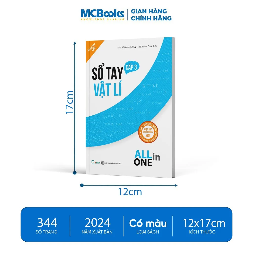 Ảnh Sách - Combo Sổ tay các môn THPT Toán - Lý - Hóa - Anh - Văn - All in one 4
